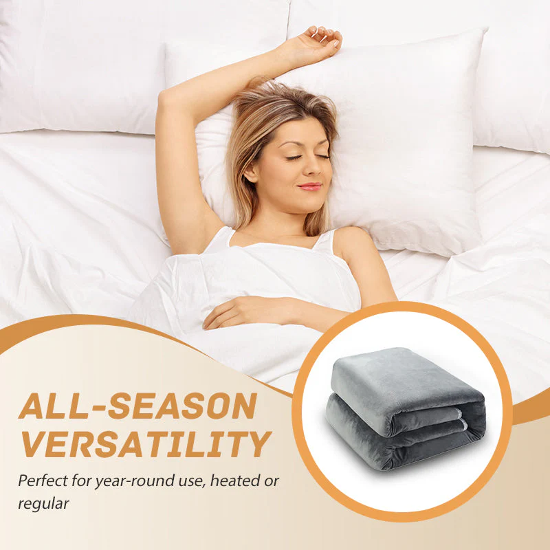 Ultra-Cozy Electric Heated Blanket with Timer - Image 4
