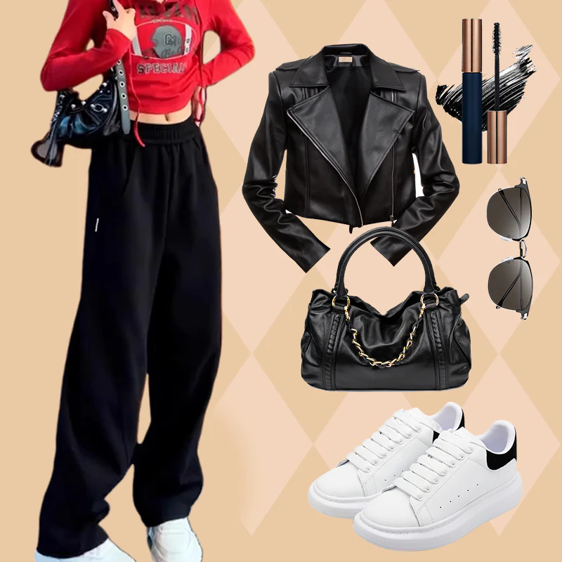 Versatile Fashion Thickened Casual Wide-Leg Pants - Image 6