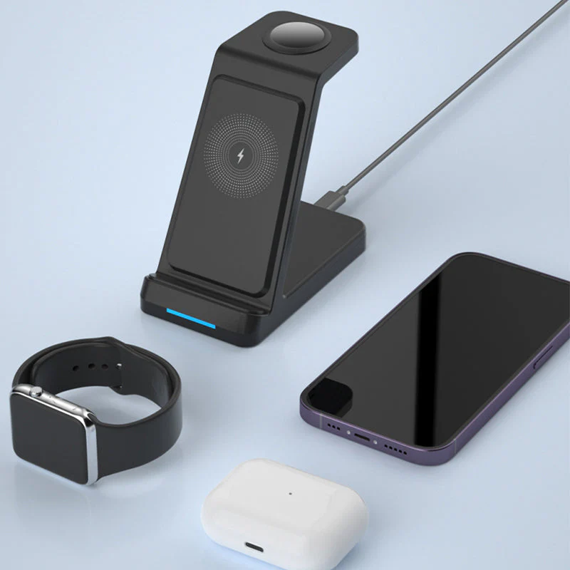 3 in 1 Charging Station Wireless Charger for iPhone - Image 3