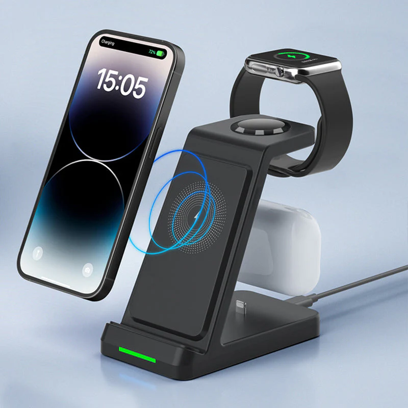 3 in 1 Charging Station Wireless Charger for iPhone - Image 4