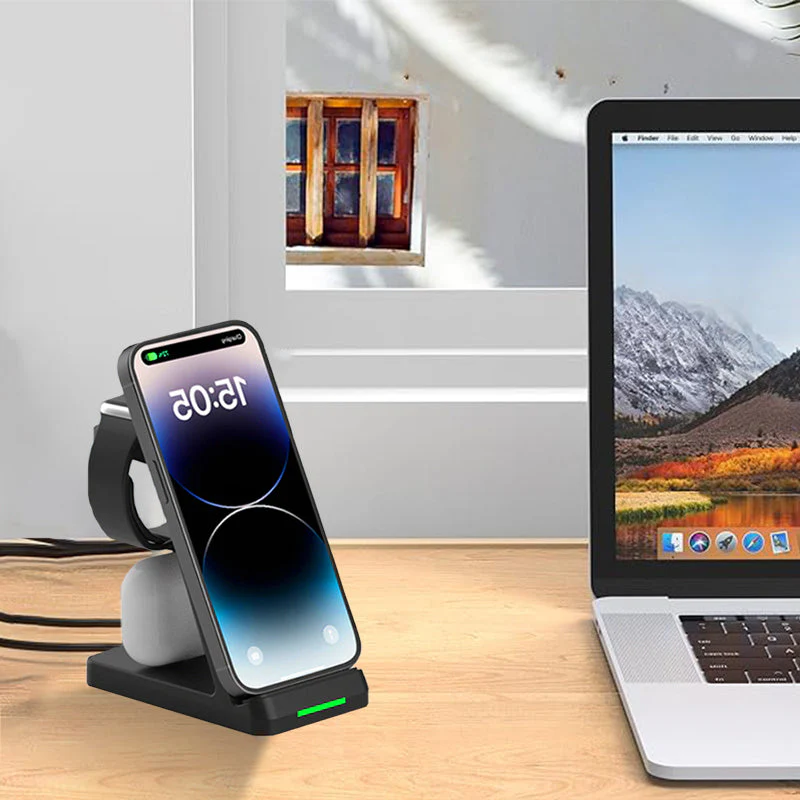 3 in 1 Charging Station Wireless Charger for iPhone - Image 5