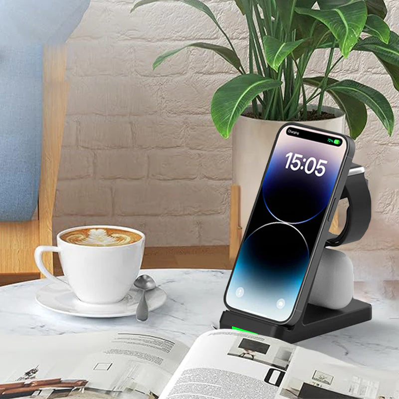 3 in 1 Charging Station Wireless Charger for iPhone - Image 6