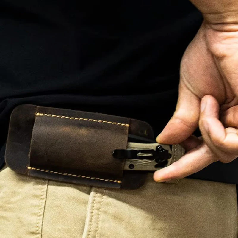 Wearable Belt Portable Folding Knife Holster - Image 9