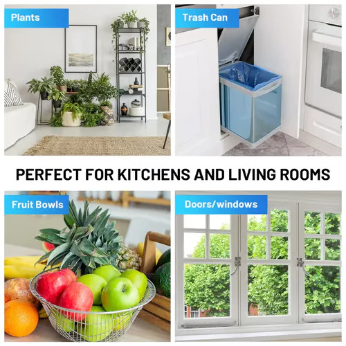 (1 Device + 5 Refills)Fruit Fly Traps for Indoors,Gnat Traps for House Indoor Plug-in Light for Flies - Image 6