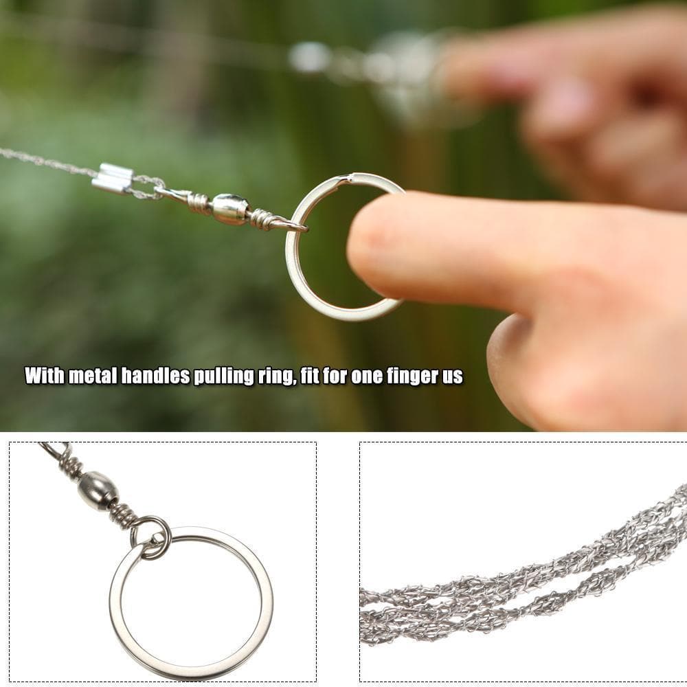 Survival Gear Stainless Steel Wire Saw - Image 5