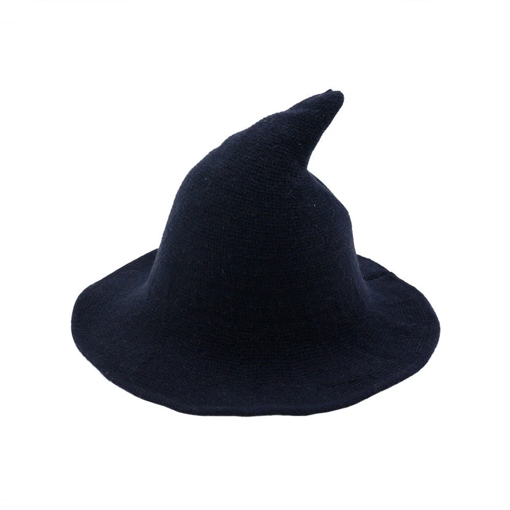 🔥Last Day 49% OFF👻Women Gothic Knitting Black Wizard Hat - Image 10