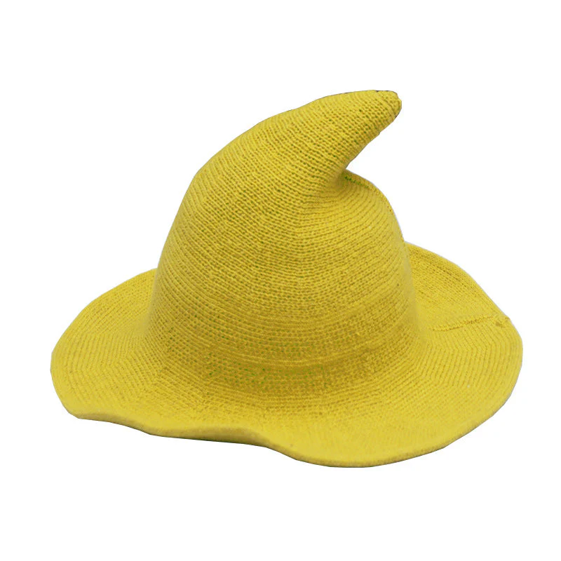 🔥Last Day 49% OFF👻Women Gothic Knitting Black Wizard Hat - Image 14