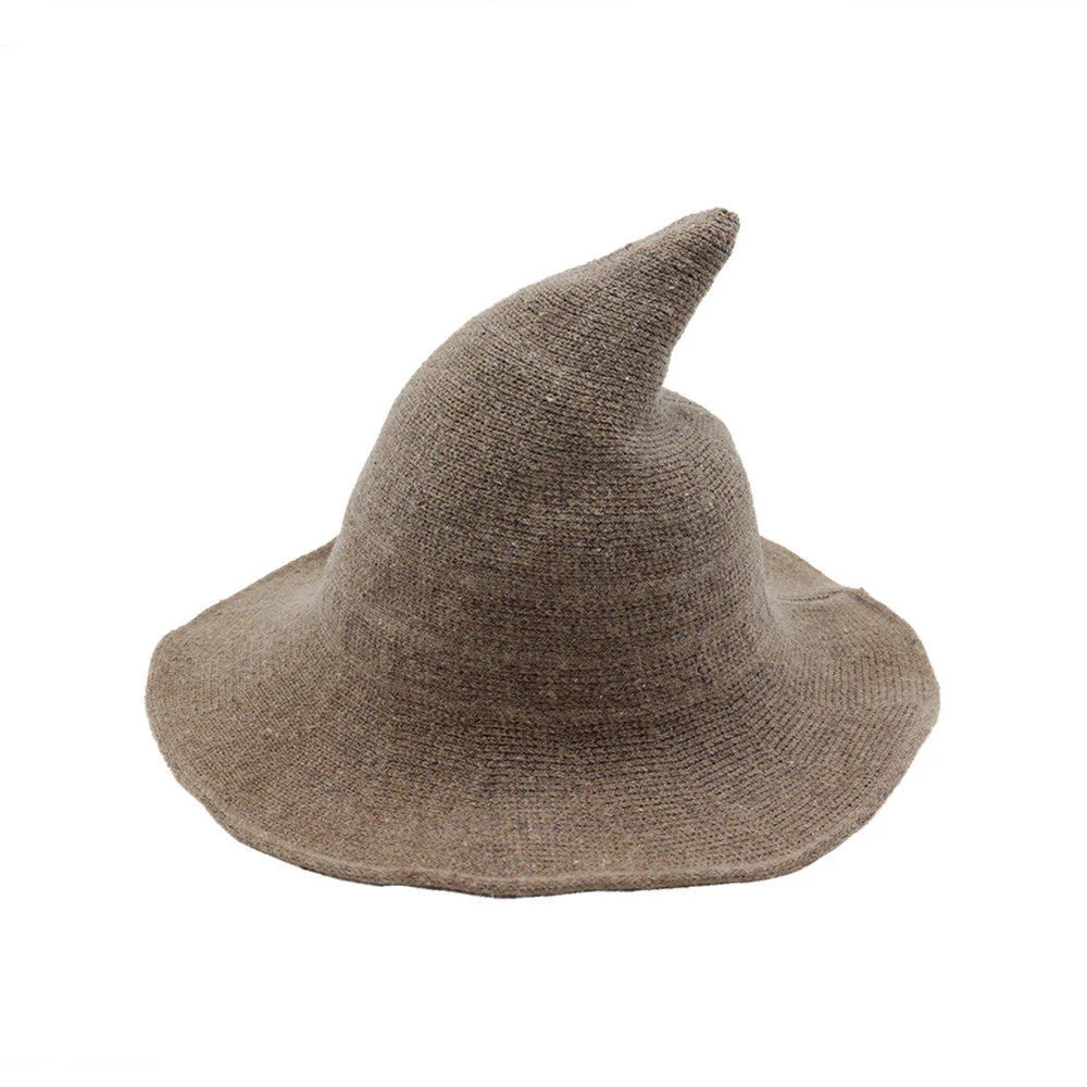 🔥Last Day 49% OFF👻Women Gothic Knitting Black Wizard Hat - Image 16