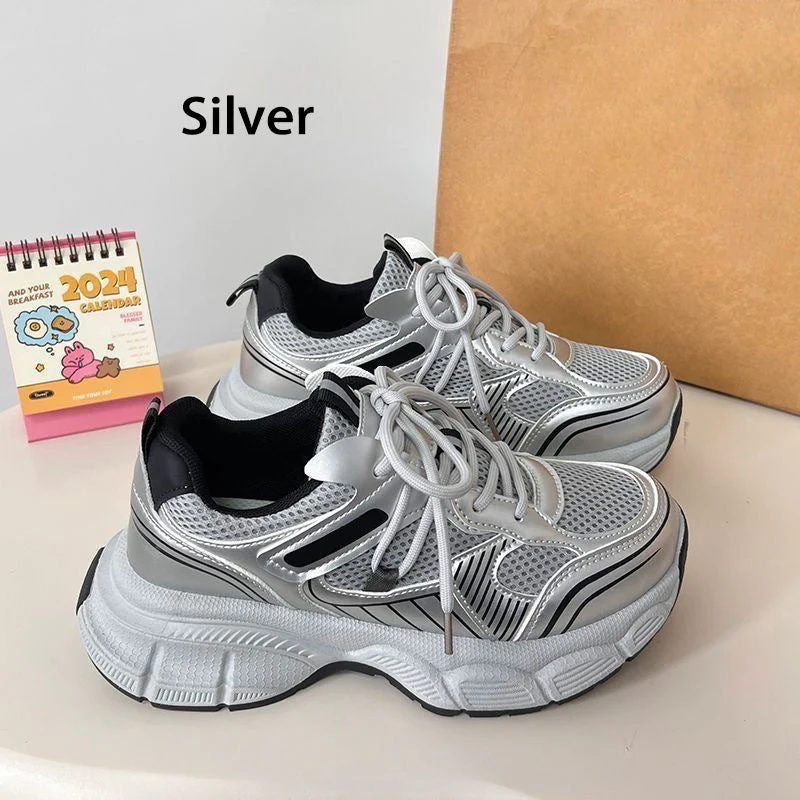 Women's Chunky Platform Sneakers - Image 11
