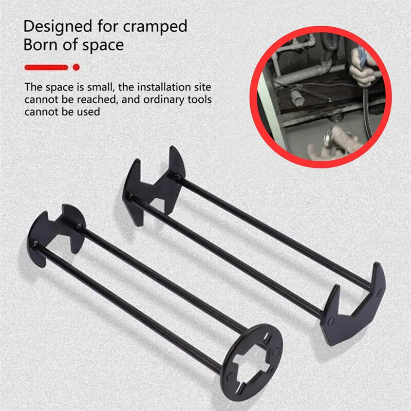 🔥2024 HOT SALE 49% OFF 🔥🔧Multifunctional Sink Wrench Universal Double Ended Wrench Sink Faucet Plumbing Tools Bathroom Faucet and Sink Repair Tools🔧 - Image 5